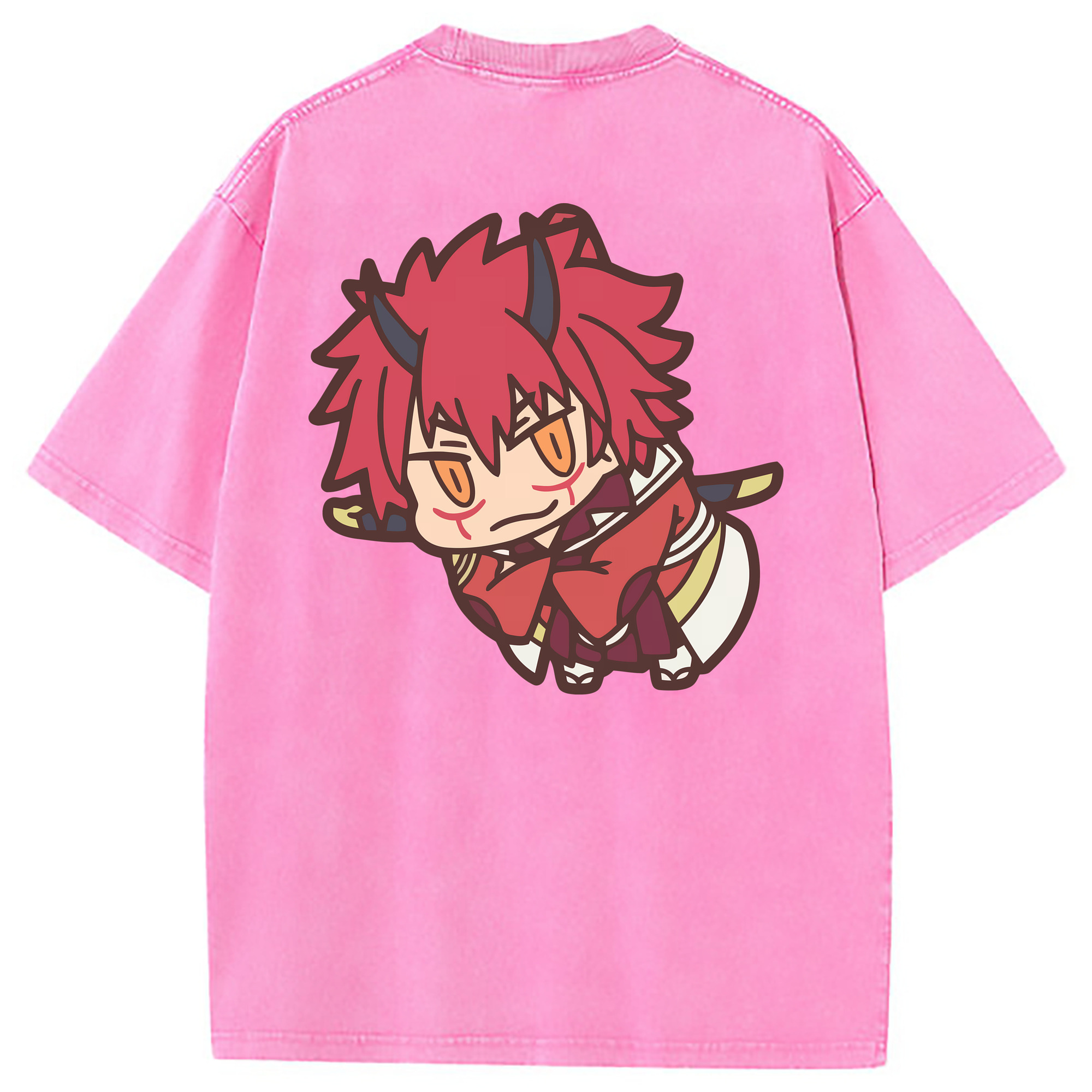 （画像用） 転スラ Regarding Reincarnated to Slime 綿100% ヴィンテージ風 半袖Tシャツ（背面プリント）